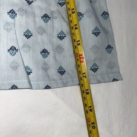 Fruit of the Loom Vintage Short Sleeve Knee Length Pajama Set - Size Large - Picture 14 of 14